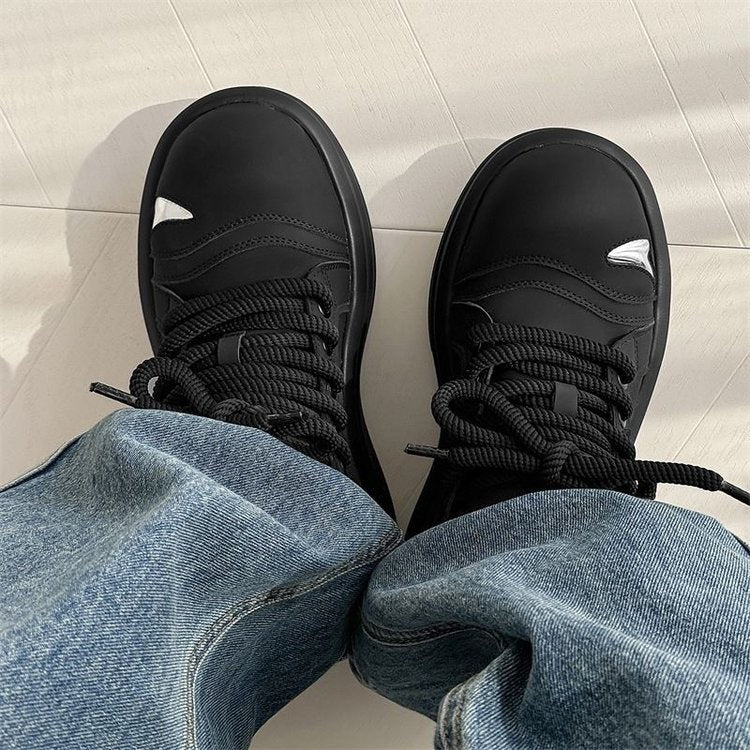 Damen Modische Sneakers mit dicker Sohle und dekorativen Applikationen Heidi Mode - Image 2