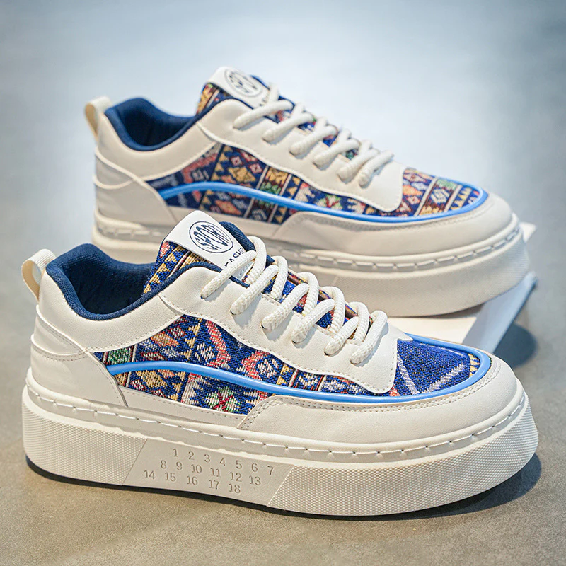 Damen Modische Sneakers mit einzigartigem Ethno-Muster und bequemer Plateausohle Heidi Mode - Image 7