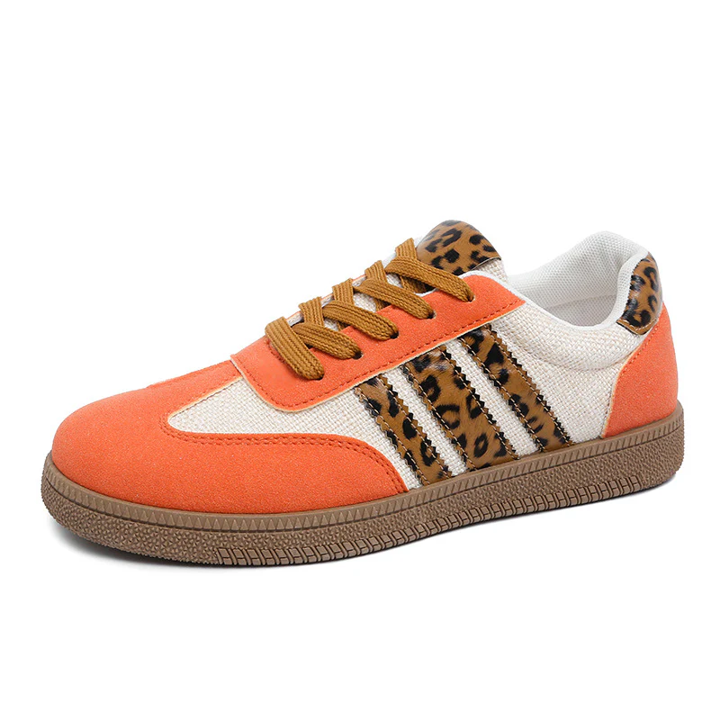 Damen modische Sneakers mit einzigartigem Leo-Design und bequemer Sohle Heidi Mode - Image 5
