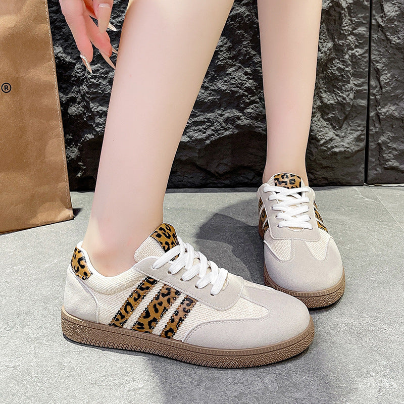 Damen modische Sneakers mit einzigartigem Leo-Design und bequemer Sohle Heidi Mode - Image 6