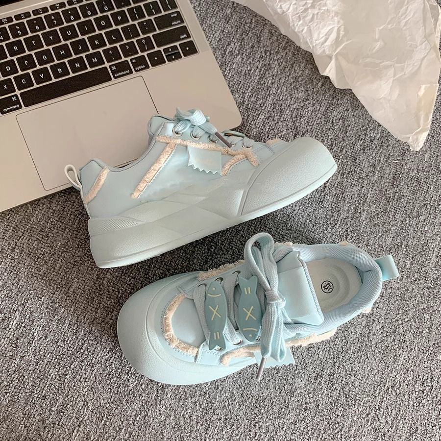 Damen Modische Sneakers mit einzigartigem Schnürsystem und bequemer Sohle Heidi Mode - Image 2