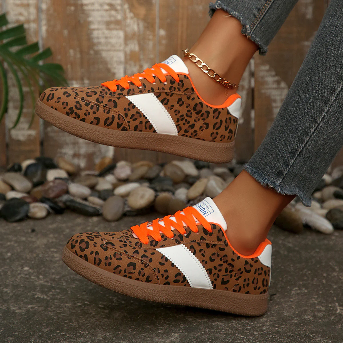 Damen modische Sneakers mit einzigartigem Tiermotiv und bequemer Dämpfung Heidi Mode - Image 3