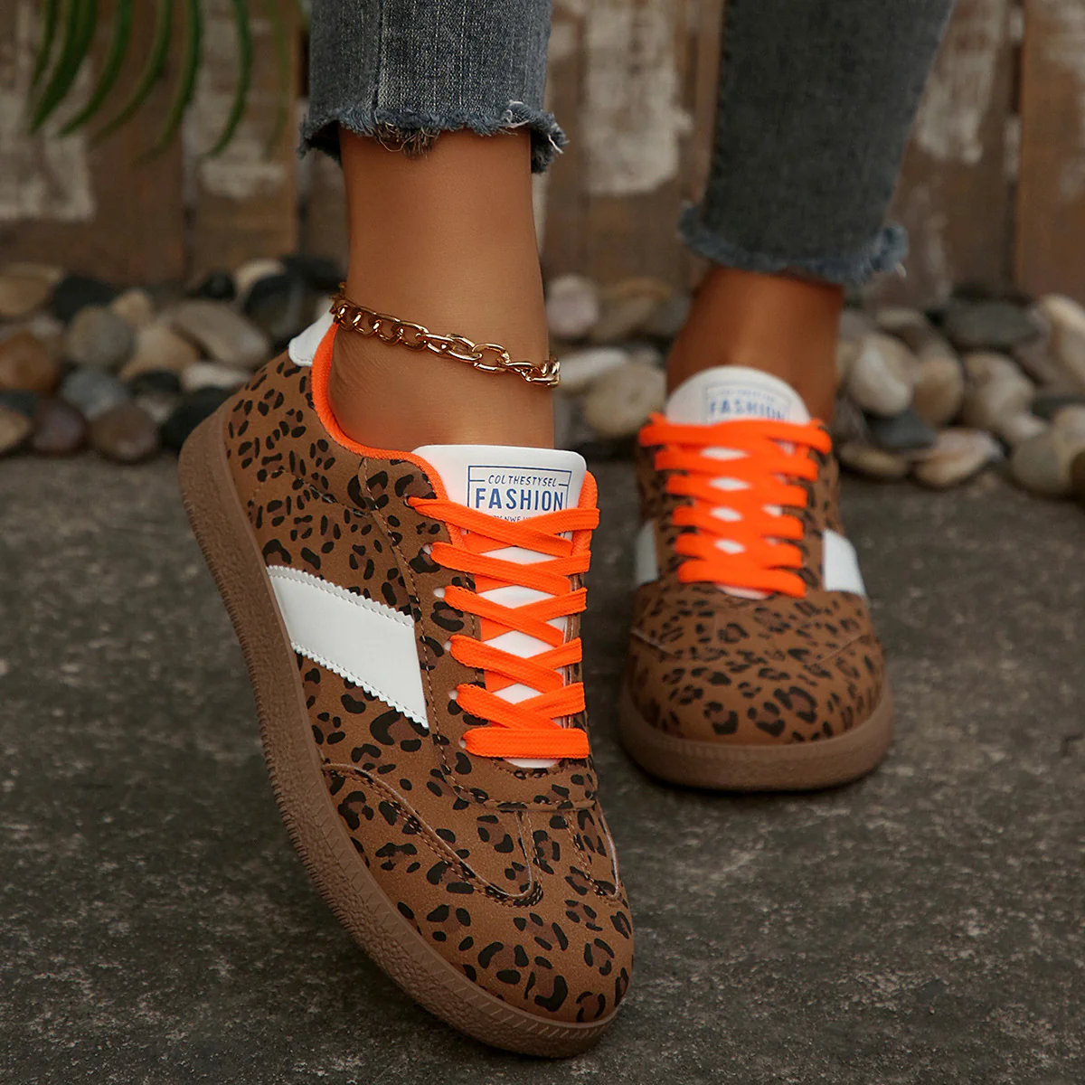 Damen modische Sneakers mit einzigartigem Tiermotiv und bequemer Dämpfung Heidi Mode - Image 4