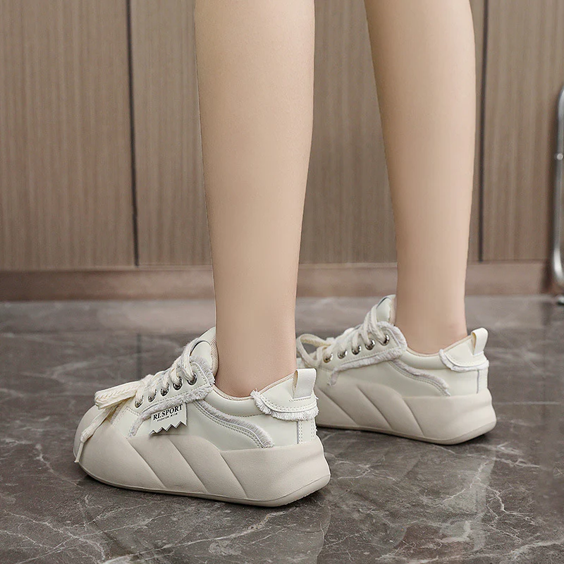 Damen modische Sneakers mit einzigartiger Bandstruktur und verstärkter Dämpfung Heidi Mode - Image 4