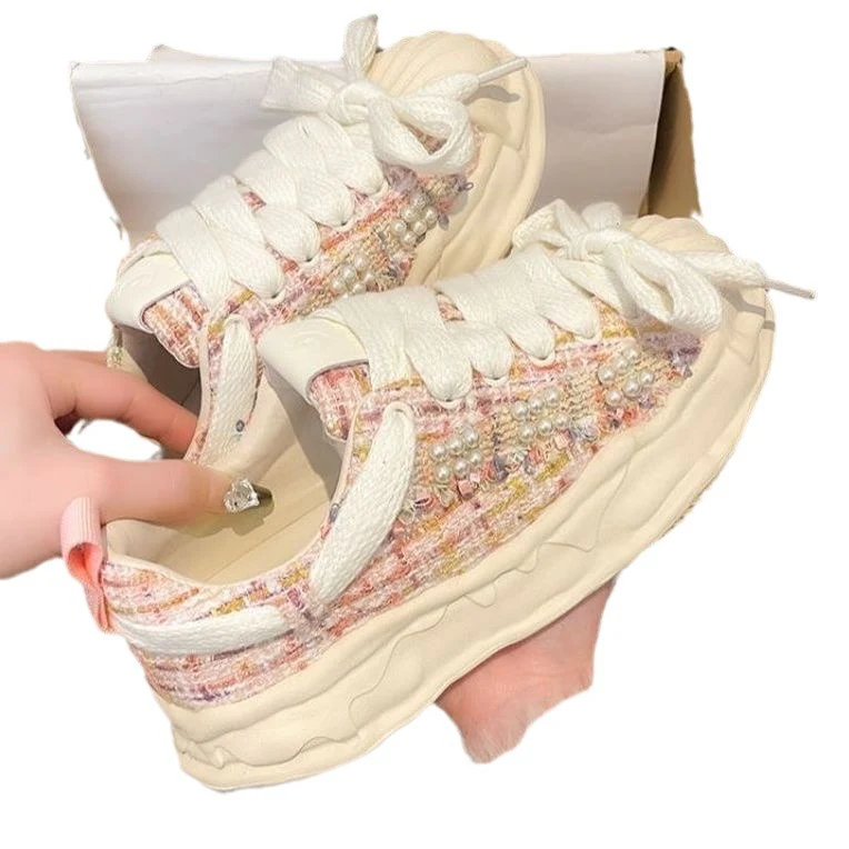 Damen modische Sneakers mit einzigartiger Textur und dämpfender Sohle Heidi Mode - Image 5