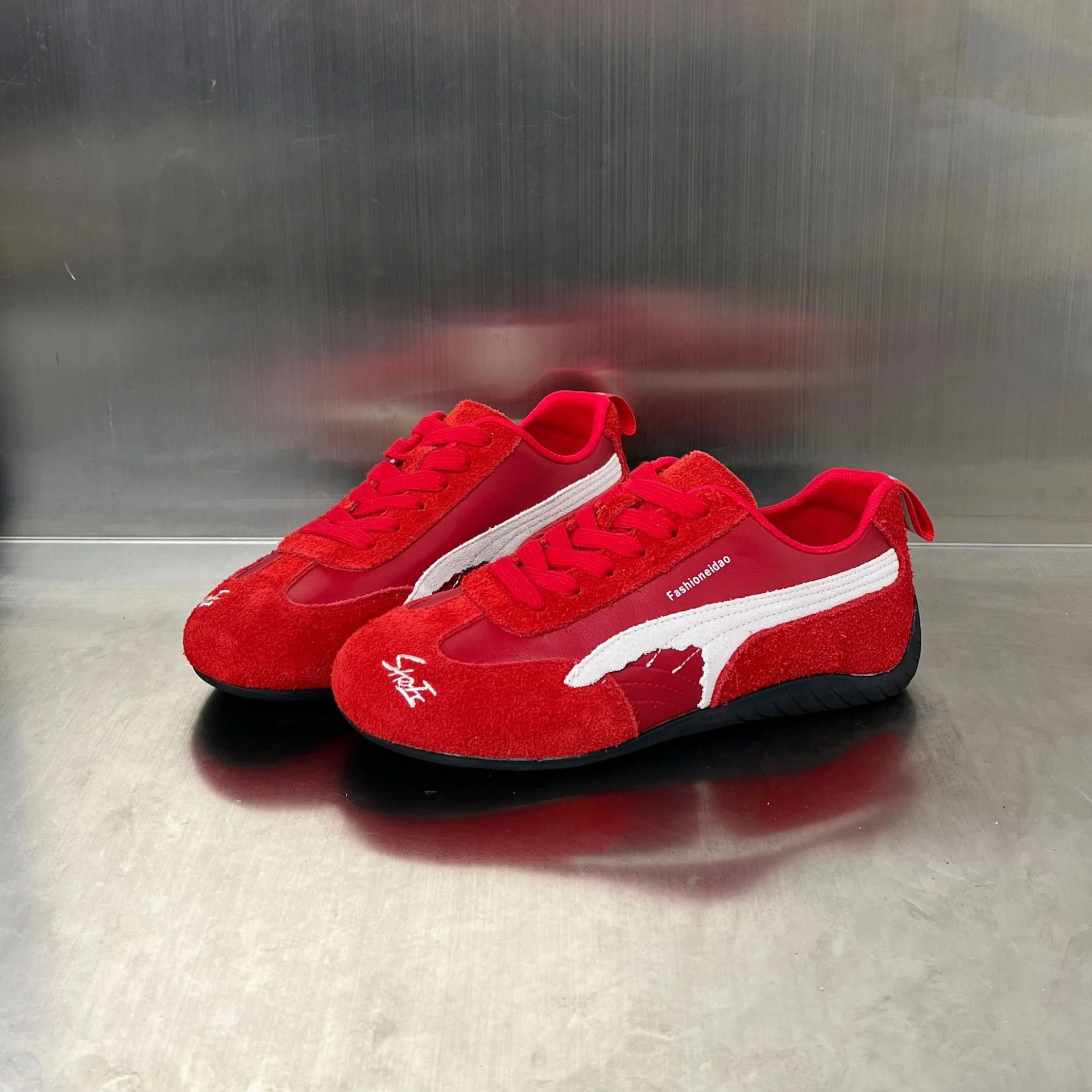 Damen Modische Sneakers mit elegantem Obermaterial und rutschfester Sohle Heidi Mode - Image 11