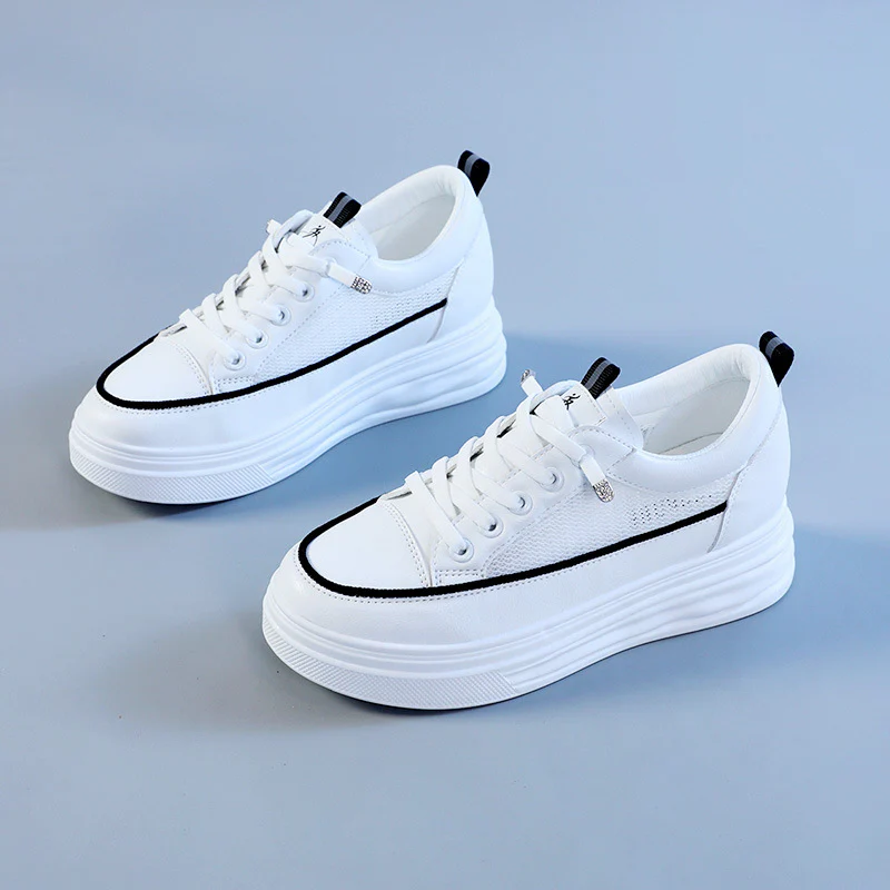 Damen modische Sneakers mit eleganter Plattform und atmungsaktiver Mesh-Oberfläche Heidi Mode - Image 2