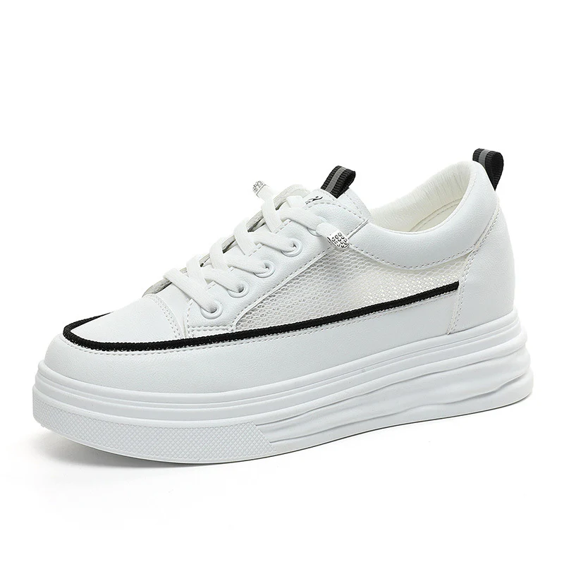 Damen modische Sneakers mit eleganter Plattform und atmungsaktiver Mesh-Oberfläche Heidi Mode - Image 5