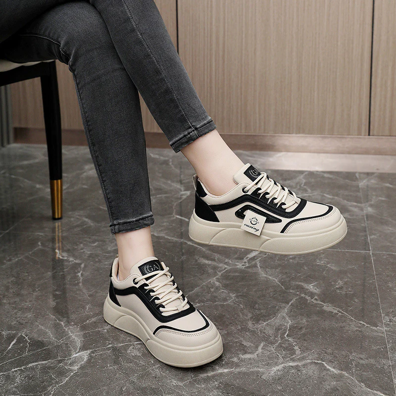 Damen modische Sneakers mit ergonomischem Design und stoßdämpfender Sohle Heidi Mode - Image 3