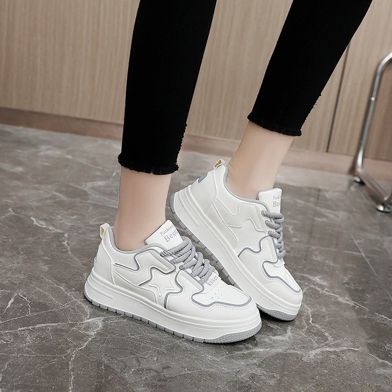 Damen modische Sneakers mit ergonomischer Dämpfung und trendigem Design Heidi Mode - Image 3