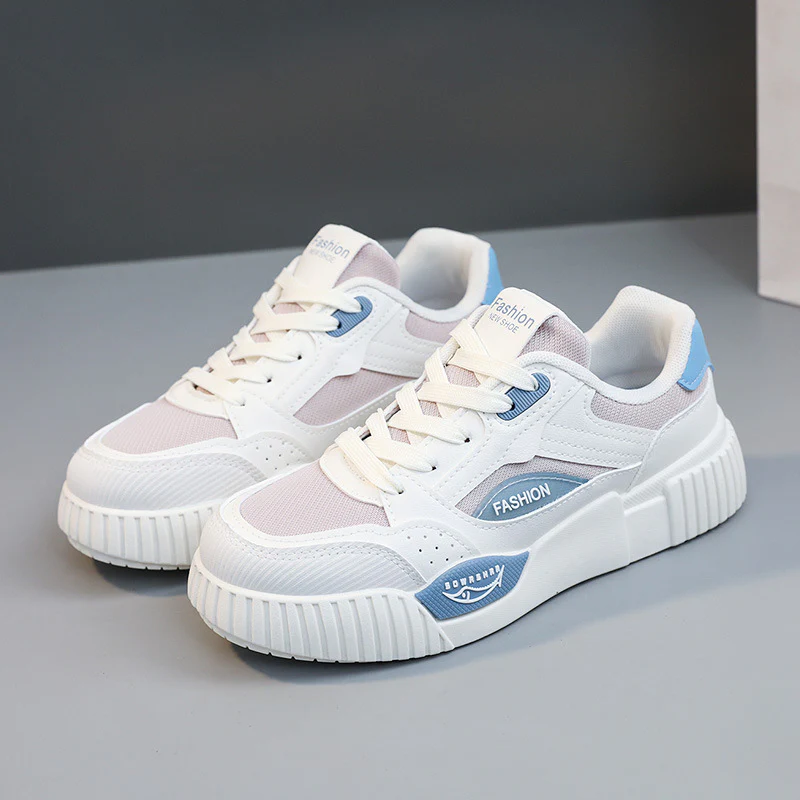 Damen modische Sneakers mit erhöhtem Sohlenprofil und sportivem Design Heidi Mode - Image 2
