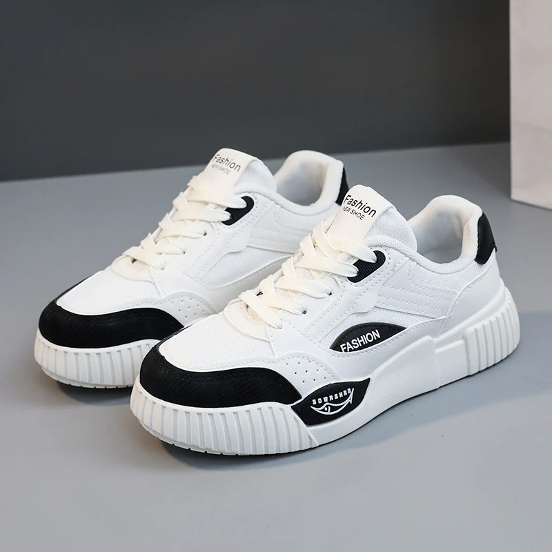 Damen modische Sneakers mit erhöhtem Sohlenprofil und sportivem Design Heidi Mode - Image 8