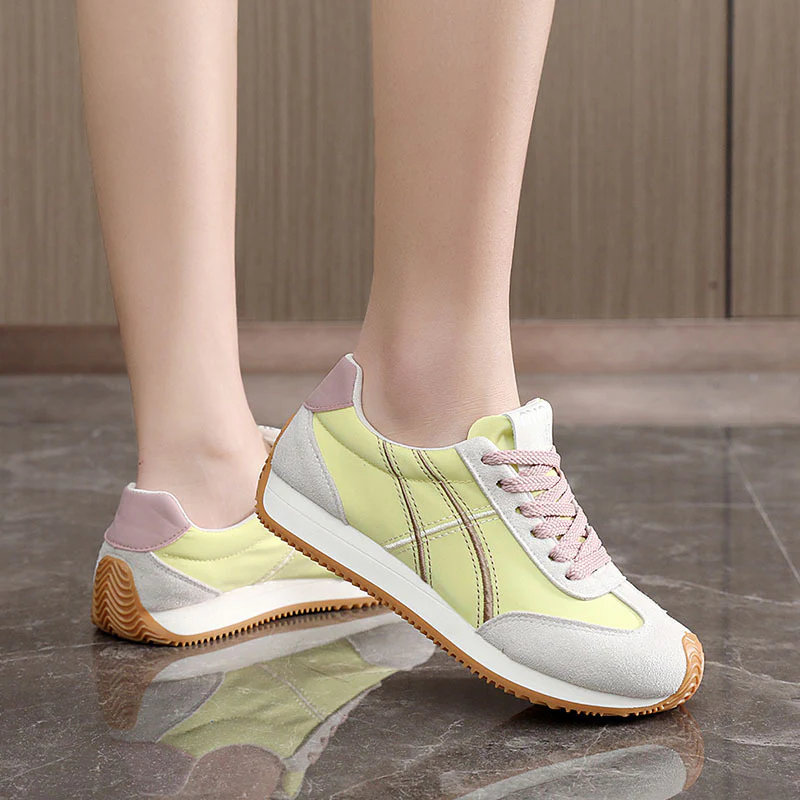 Damen modische Sneakers mit flexibler Laufsohle und stylishem Obermaterial Heidi Mode - Image 3
