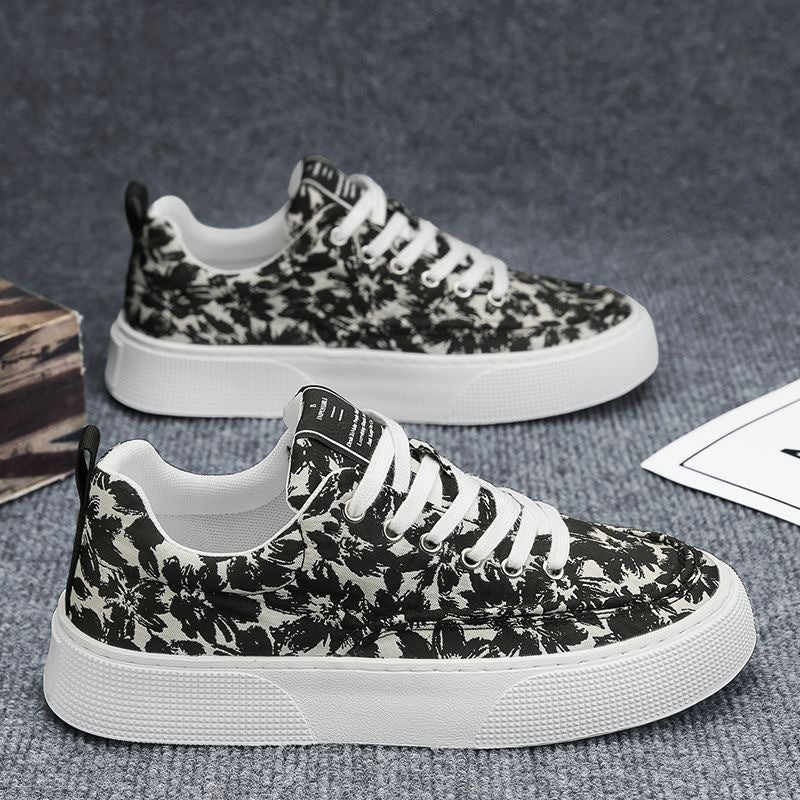 Damen Modische Sneakers mit floralem Design und bequemer Sohle Heidi Mode - Image 3
