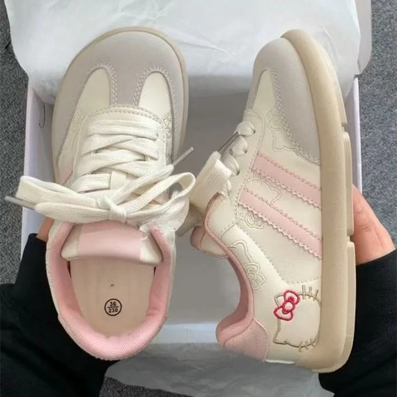 Damen Modische Sneakers mit floralem Stickdesign und rutschfester Sohle Heidi Mode - Image 2