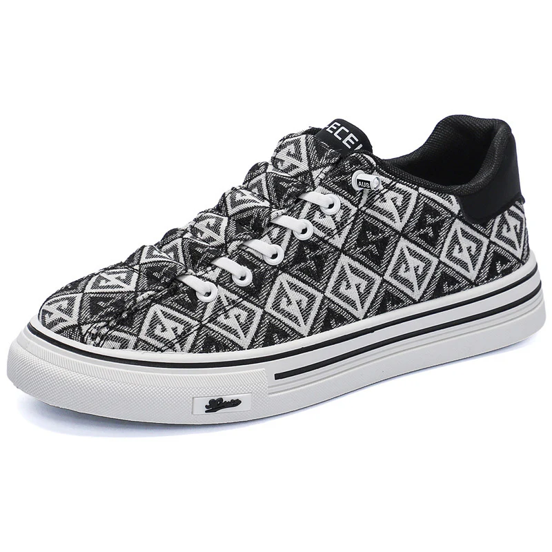 Damen Modische Sneakers mit geometrischem Muster und rutschfester Sohle Heidi Mode - Image 5