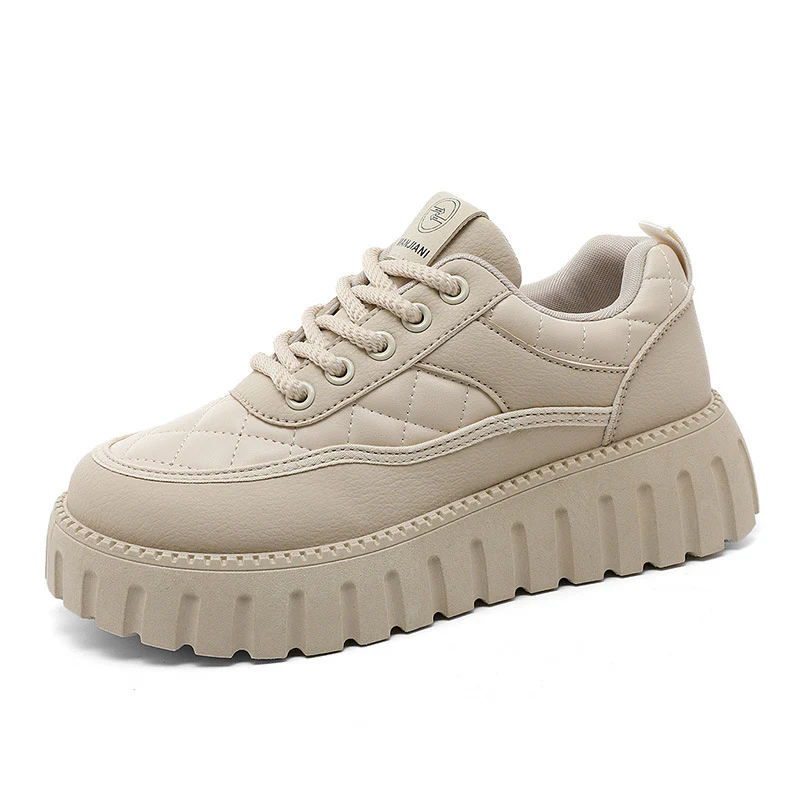 Damen modische Sneakers mit gepolstertem Sohlenprofil und robustem Obermaterial Heidi Mode - Image 5