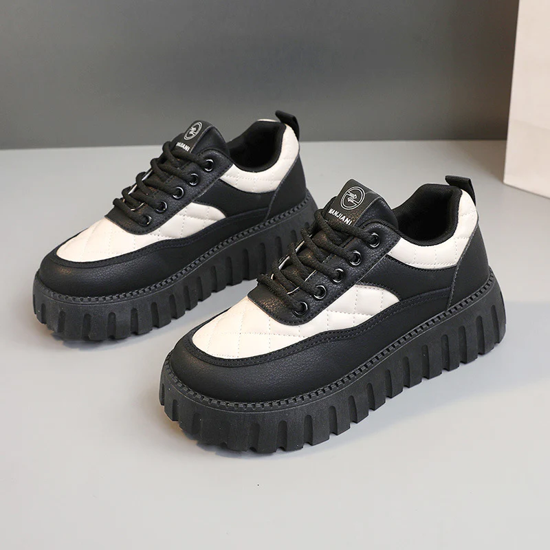 Damen modische Sneakers mit gepolstertem Sohlenprofil und robustem Obermaterial Heidi Mode - Image 6