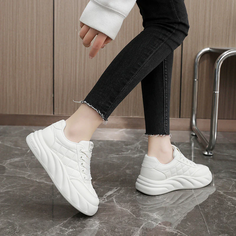 Damen modische Sneakers mit gepolstertem Sohlenprofil und stilvollem Obermaterial Heidi Mode - Image 4