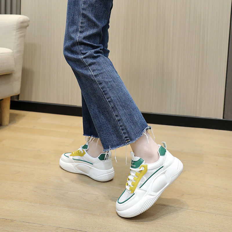 Damen modische Sneakers mit gepolsterter Laufsohle und atmungsaktivem Obermaterial Heidi Mode - Image 4