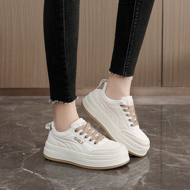 Damen modische Sneakers mit gepolsterter Sohle und atmungsaktiver Obermaterialstruktur Heidi Mode - Image 3