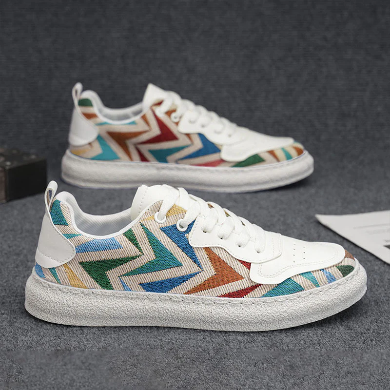 Damen modische Sneakers mit gewelltem Design und bequemer Sohle Heidi Mode - Image 4