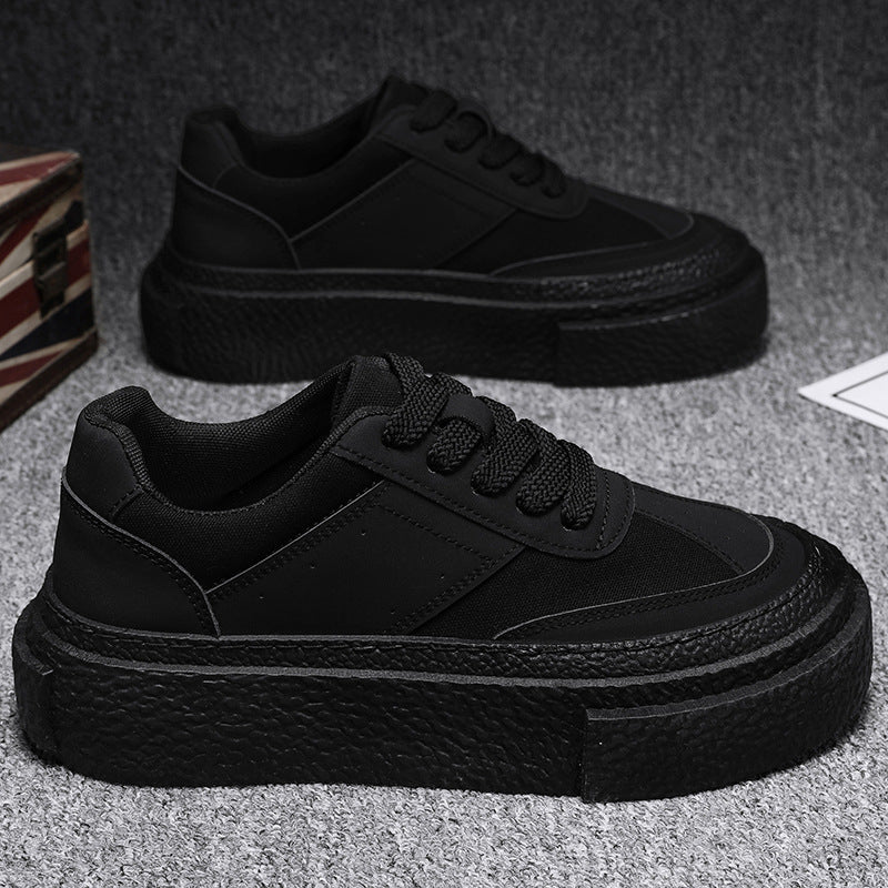 Damen modische Sneakers mit hoher Plateausohle und eleganter Oberflächenstruktur Heidi Mode - Image 4