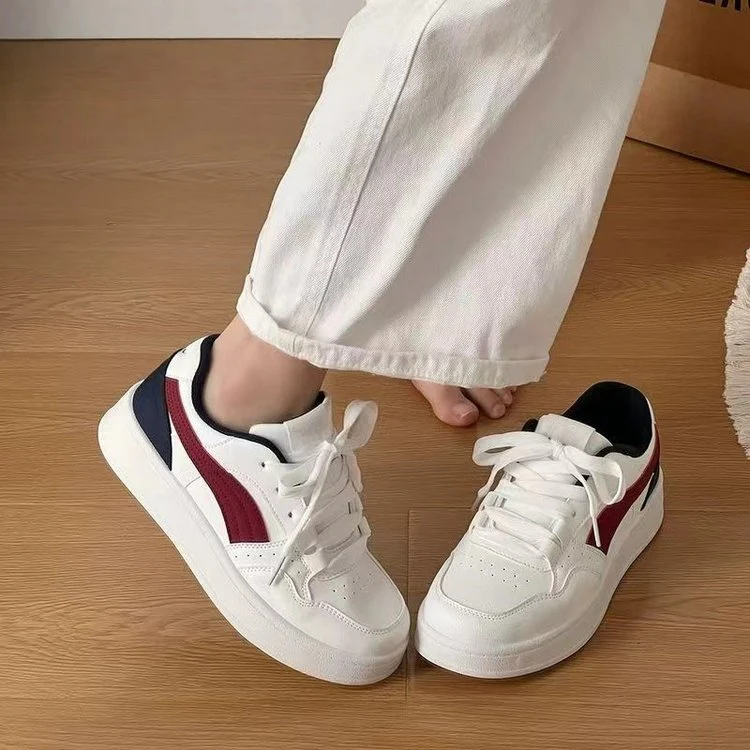 Damen Modische Sneakers mit hoher Plateausohle und sportlichem Design Heidi Mode - Image 3