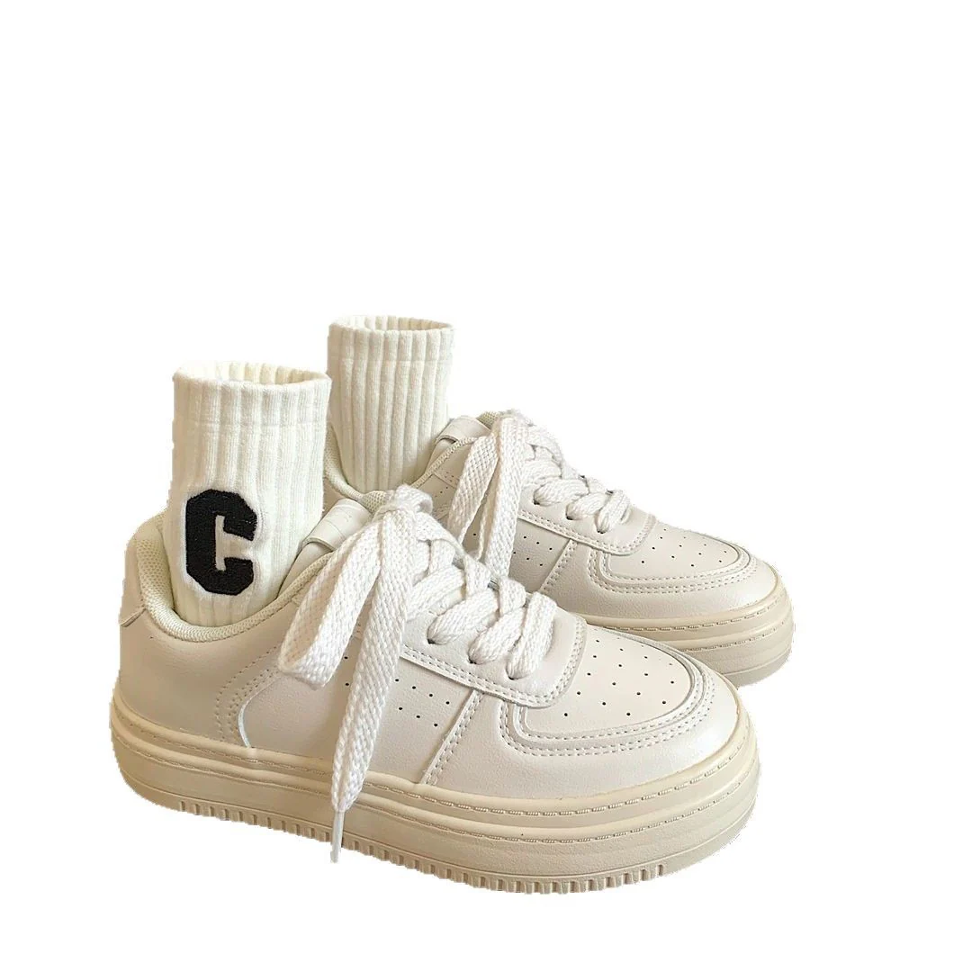Damen Modische Sneakers mit hoher Sohle und atmungsaktivem Obermaterial Heidi Mode - Image 5