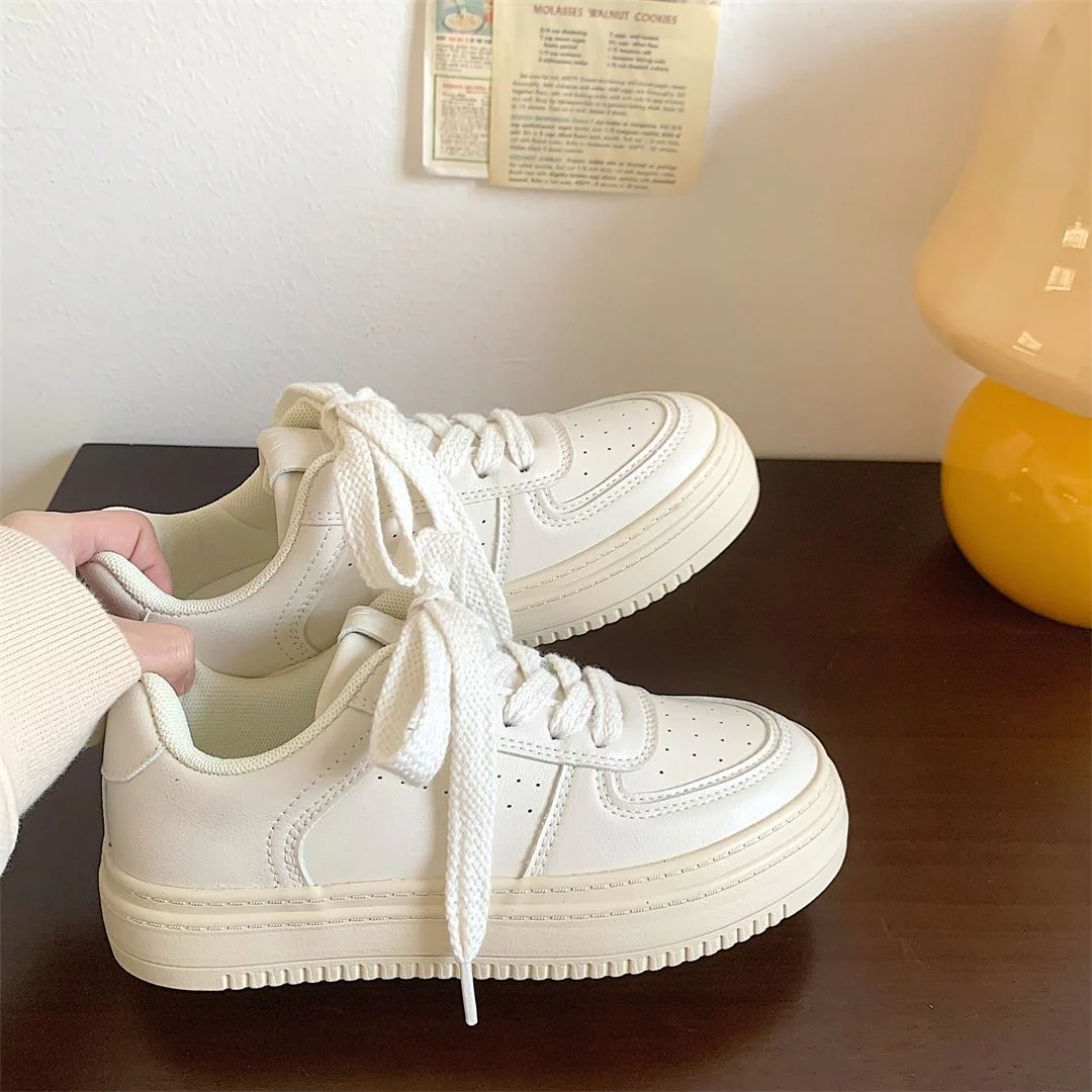 Damen Modische Sneakers mit hoher Sohle und atmungsaktivem Obermaterial Heidi Mode - Image 6