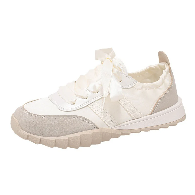 Damen modische Sneakers mit innovativen Satin-Details Heidi Mode - Image 5