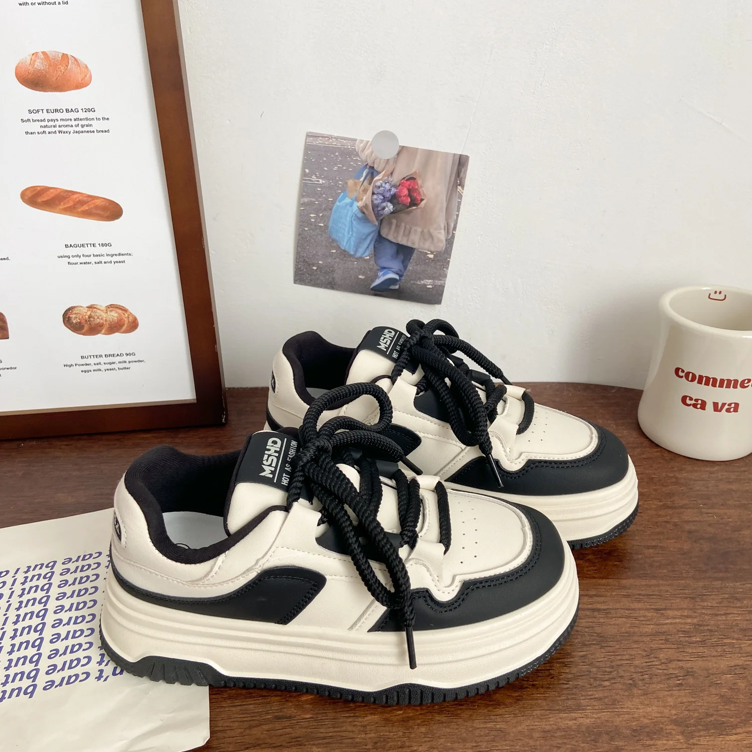 Damen Modische Sneakers mit innovativer dicker Sohle und atmungsaktivem Obermaterial Heidi Mode - Image 6