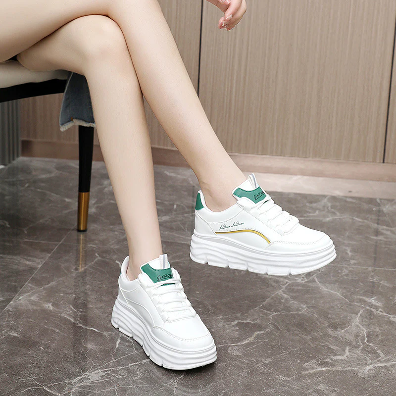 Damen modische Sneakers mit komfortablem Plateau und flexibler Sohle Heidi Mode - Image 3