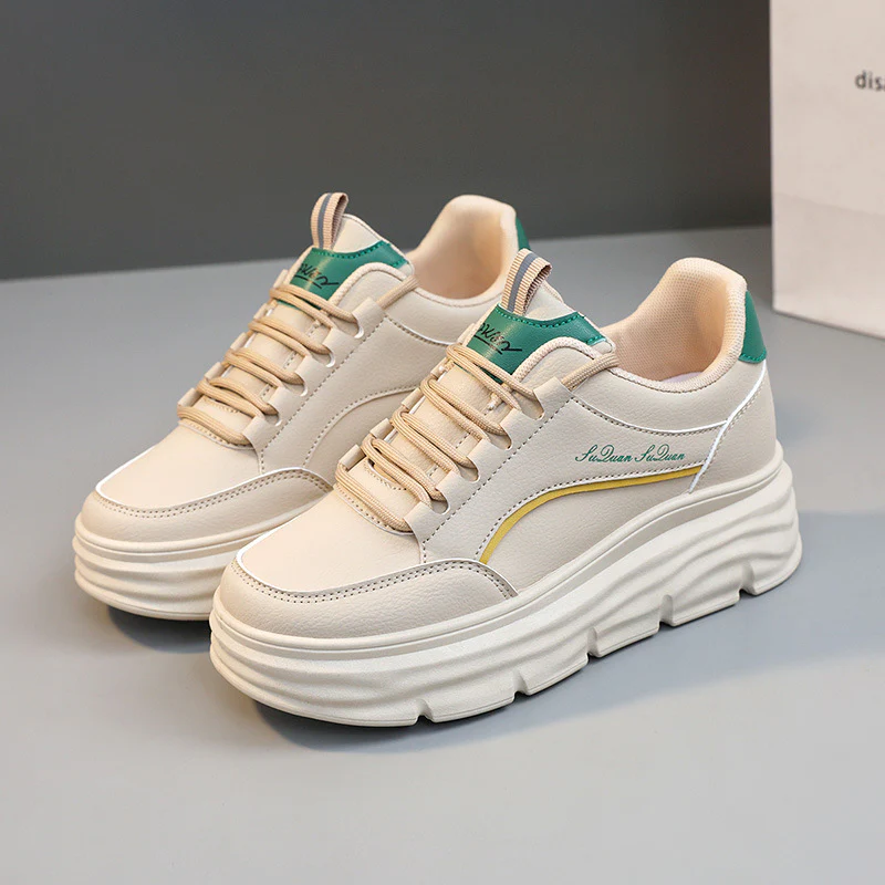 Damen modische Sneakers mit komfortablem Plateau und flexibler Sohle Heidi Mode - Image 7