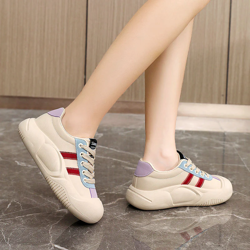 Damen modische Sneakers mit komfortabler Dämpfung und trendigen Farbakzenten Heidi Mode - Image 3