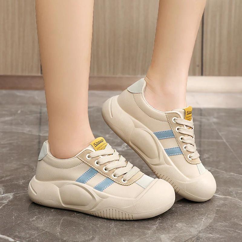 Damen modische Sneakers mit komfortabler Dämpfung und trendigen Farbakzenten Heidi Mode - Image 4