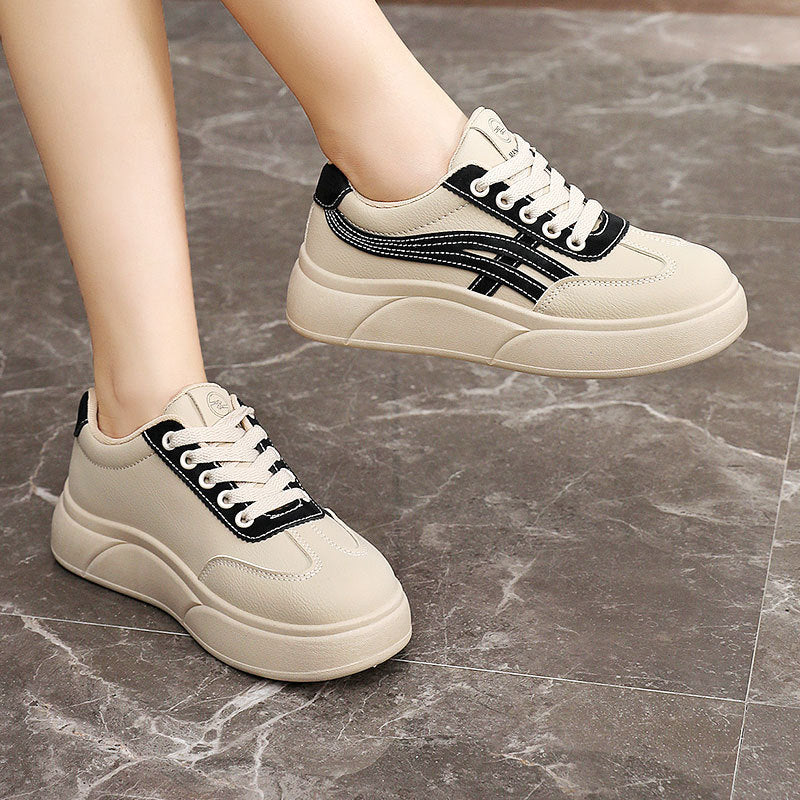 Damen modische Sneakers mit komfortabler Plattform und sportlichen Akzenten Heidi Mode - Image 3