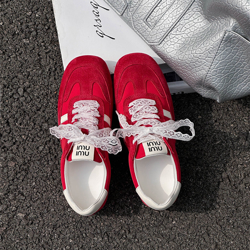 Damen modische Sneakers mit luxuriösem Obermaterial und rutschfester Sohle Heidi Mode - Image 7