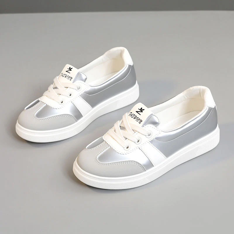 Damen Modische Sneakers mit Metallic-Akzenten und Komfortsohle Heidi Mode - Image 6