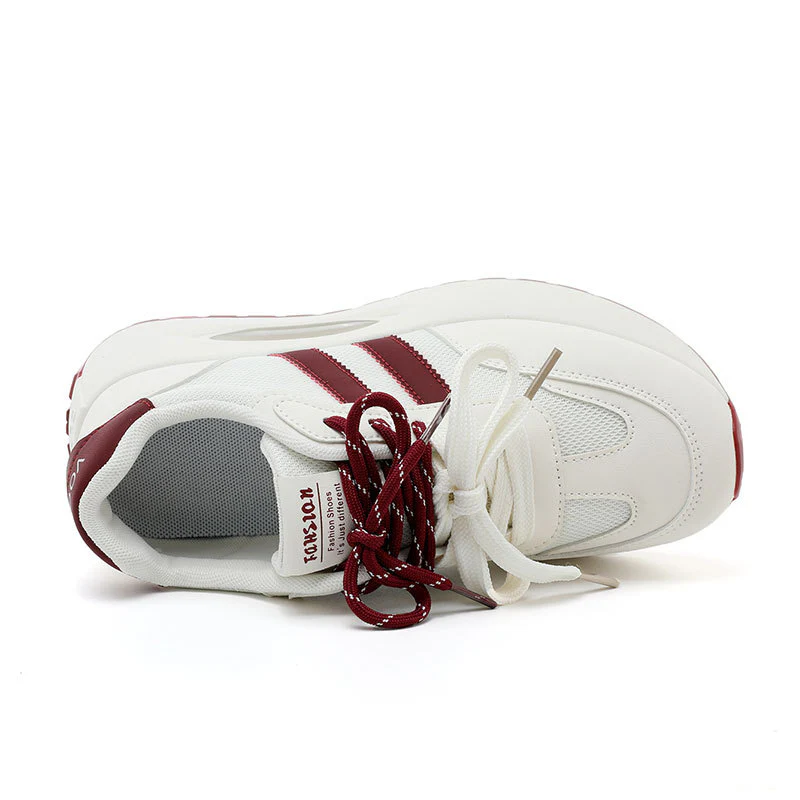 Damen modische Sneakers mit robustem Profil und atmungsaktiver Mesh-Oberfläche Heidi Mode - Image 2