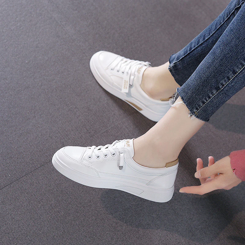 Damen modische Sneakers mit rutschfestem Sohlenprofil und atmungsaktiver Obermaterialstruktur Heidi Mode - Image 4
