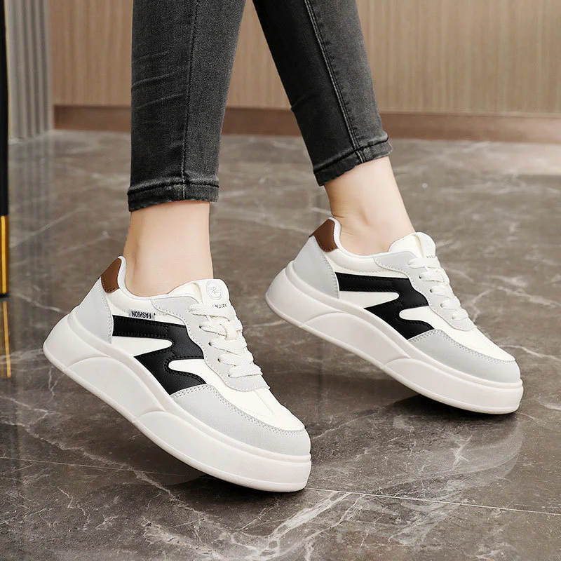 Damen modische Sneakers mit rutschfester Laufsohle und atmungsaktivem Obermaterial Heidi Mode - Image 3