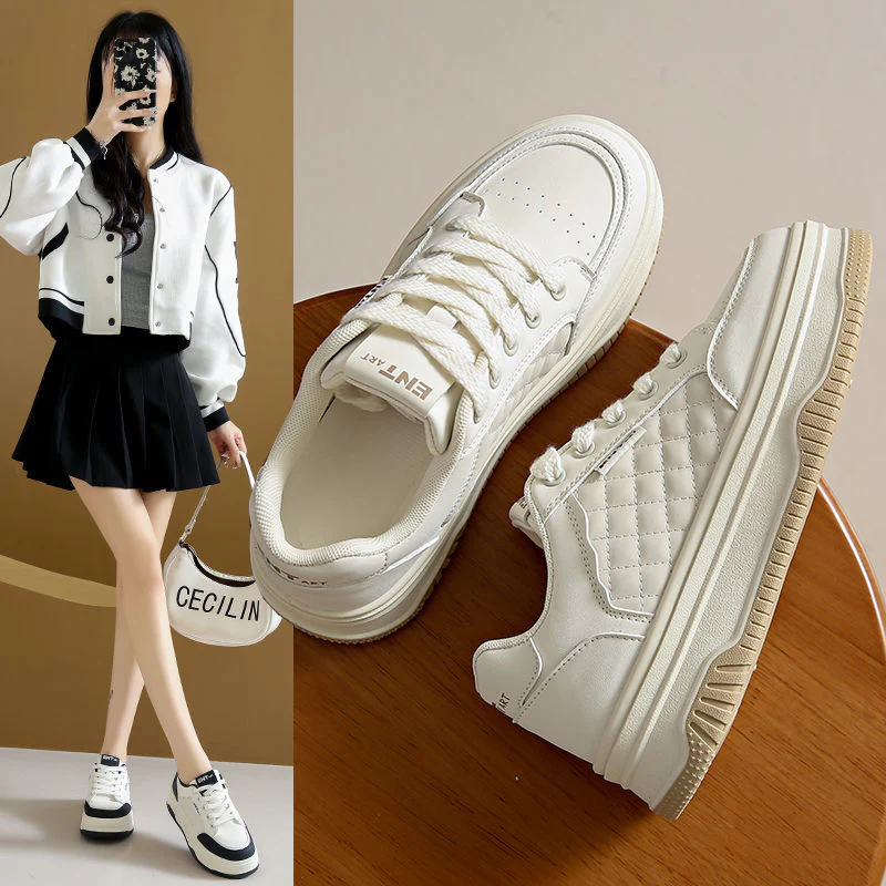 Damen modische sneakers mit rutschfester Sohle und einzigartiger Oberflächenstruktur Heidi Mode - Image 3