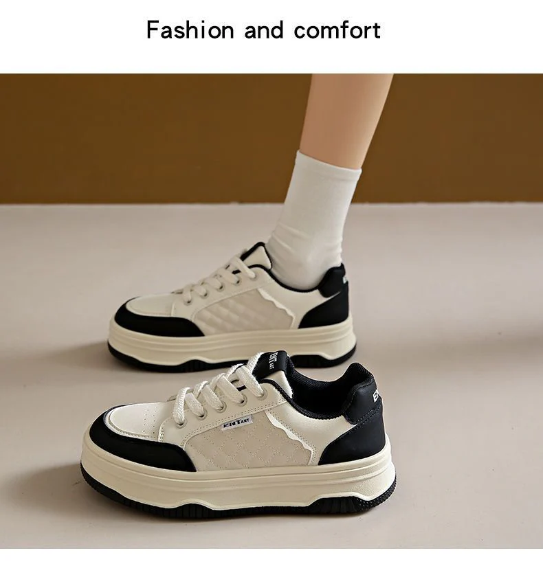 Damen modische sneakers mit rutschfester Sohle und einzigartiger Oberflächenstruktur Heidi Mode - Image 6