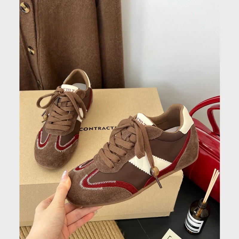 Damen modische Sneakers mit samtweichem Obermaterial und einzigartigem Design Heidi Mode - Image 7