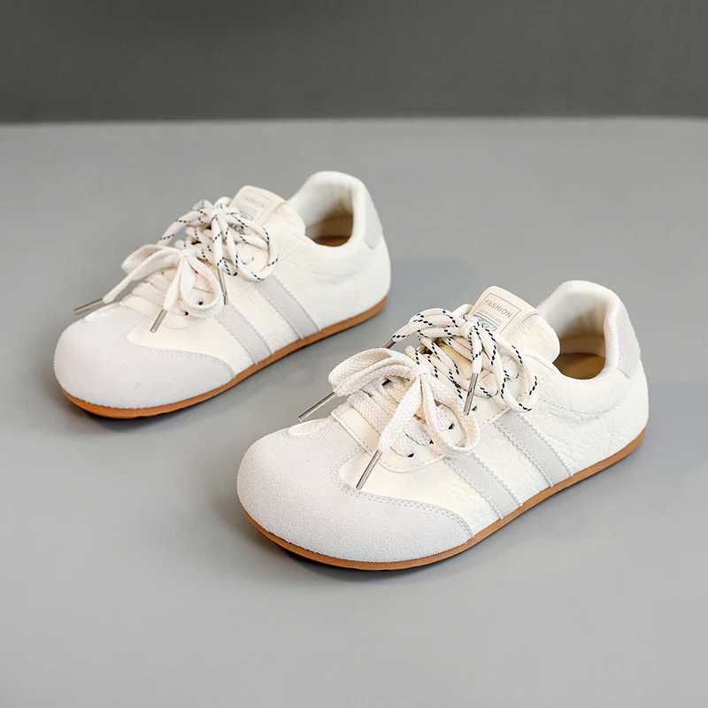 Damen modische Sneakers mit sportivem Veloursleder-Obermaterial und rutschfester Laufsohle Heidi Mode - Image 2