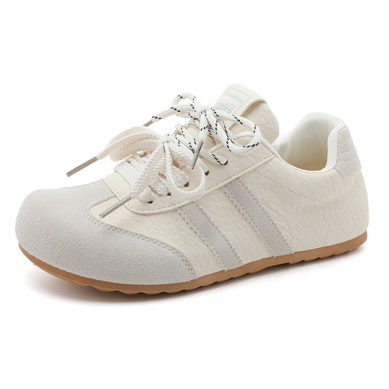 Damen modische Sneakers mit sportivem Veloursleder-Obermaterial und rutschfester Laufsohle Heidi Mode - Image 5