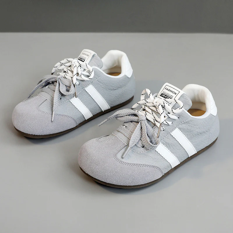 Damen modische Sneakers mit sportivem Veloursleder-Obermaterial und rutschfester Laufsohle Heidi Mode - Image 6