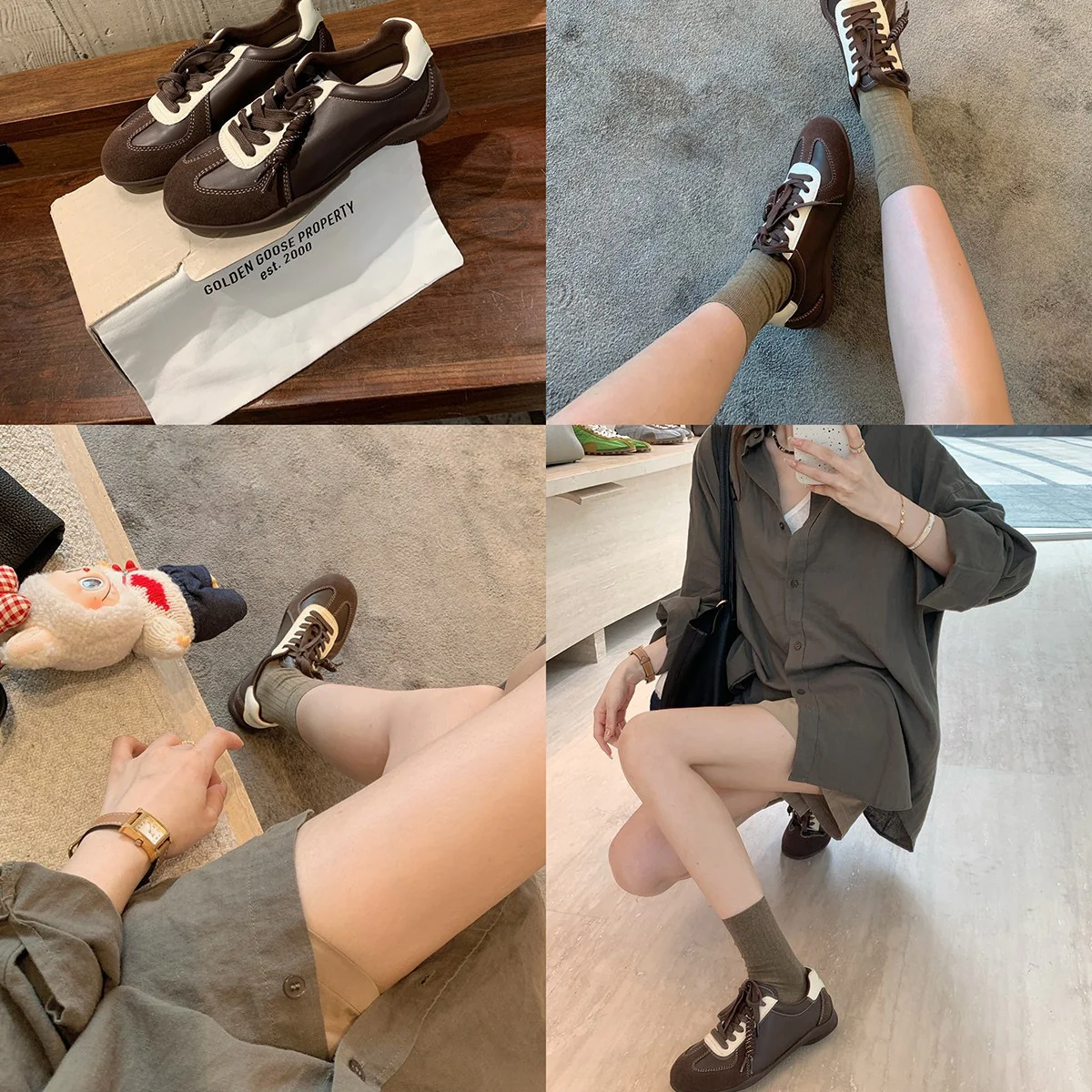 Damen modische Sneakers mit sportlichem Design und atmungsaktiver Obermaterialkombination Heidi Mode - Image 3