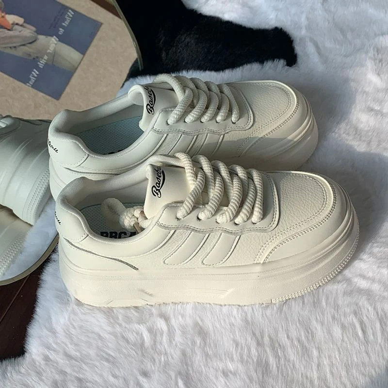 Damen Modische Sneakers mit sportlicher Plattform und atmungsaktivem Obermaterial Heidi Mode - Image 4